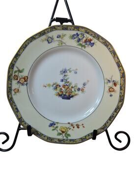 Vintage Theodore Haviland Montreux Dessert Plates Floral Limoges France